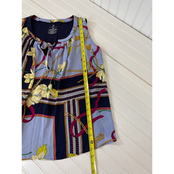 Jones New York & Express Bandana Patchwork Halter & Tank Womens Bundle Size L - Picture 3 of 8